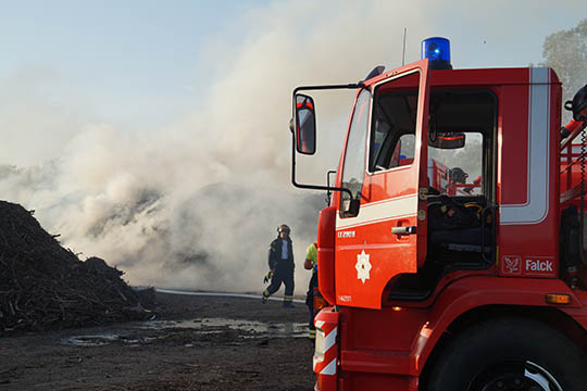 Brand i kompost hos BOFA