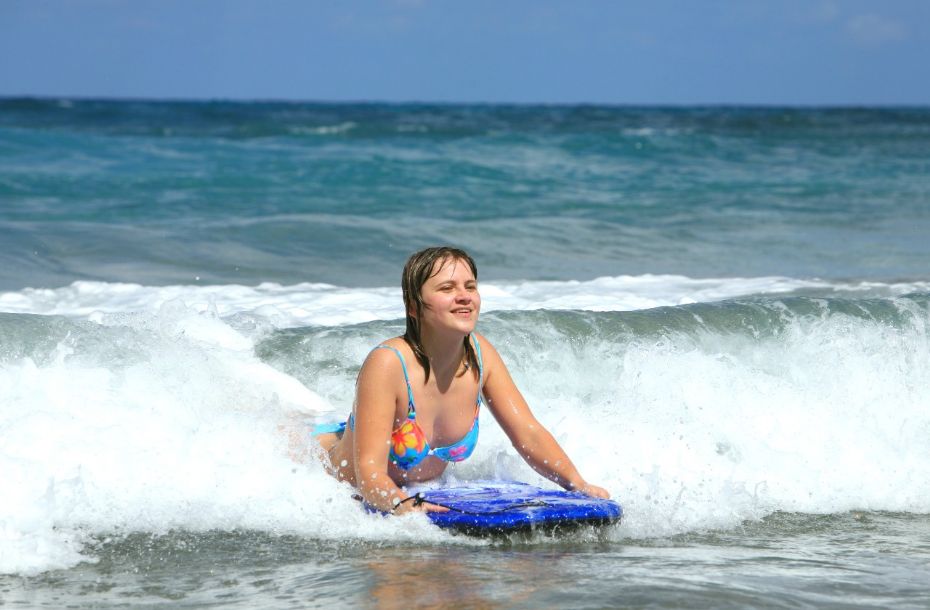 Badevandet er varmere end normalt