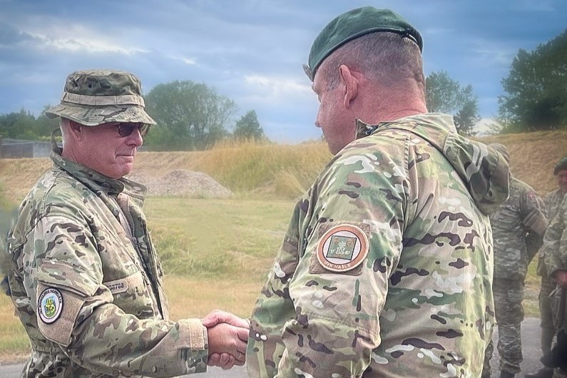 Chefskifte hos hjemmev�rnet i Hasle