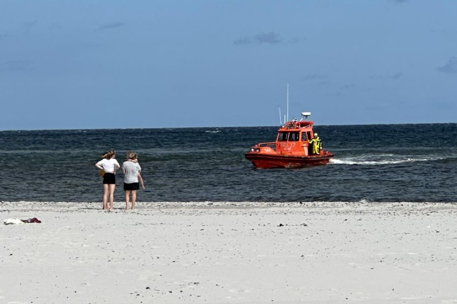 Windsurfer kom i havsnød