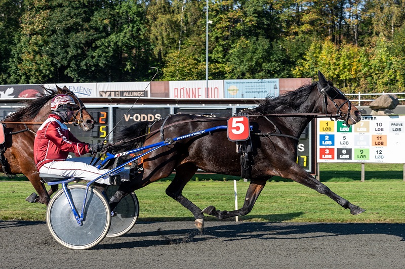 Mikkelsens stald �ger afstanden p� travbanen