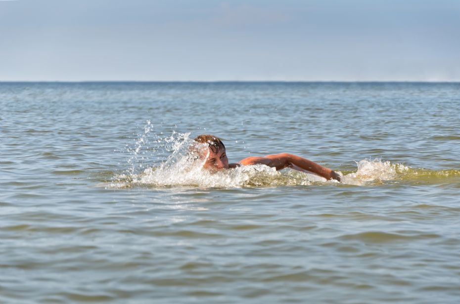 Frar�der badning ved N�s i Allinge