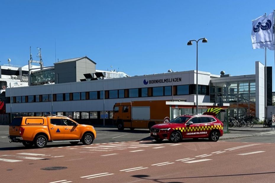 Svovlbrinte p� R�nne Havn