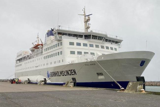 Stormen tvinger Povl Anker til at blive i Ystad