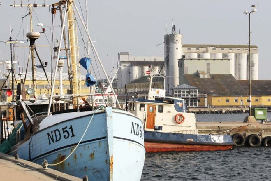 Nedgang i fiskeriet p�virker Nex� Havn