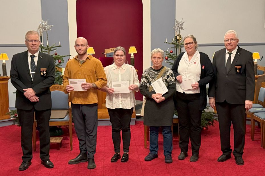 Odd Fellowlogen st�tter julehj�lp