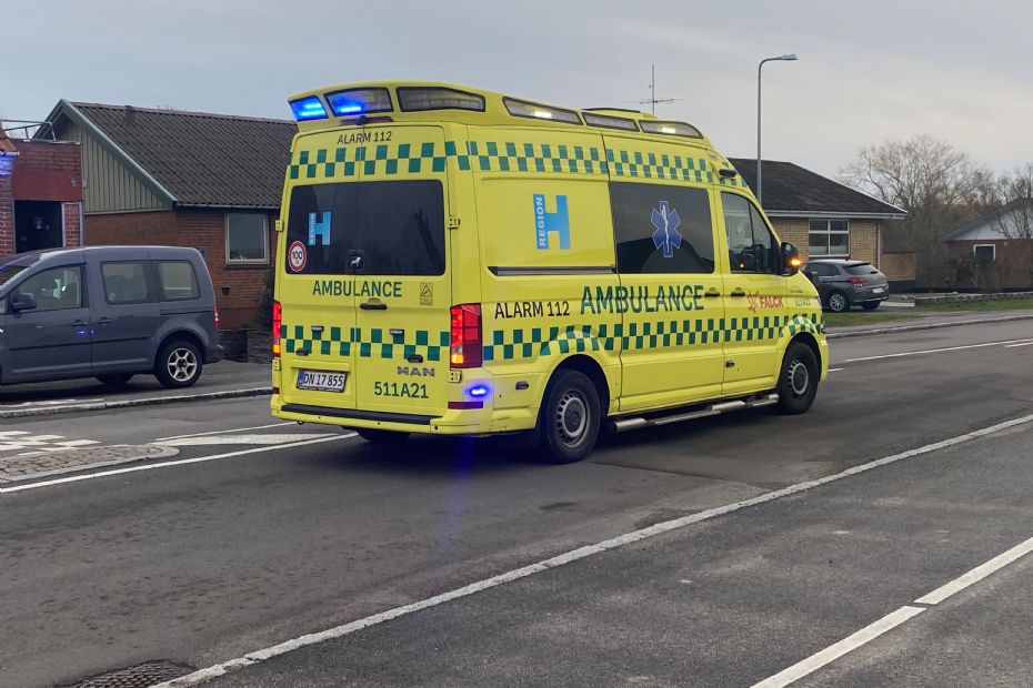 Nyheder » Kvindelig cyklist blev påkørt og måtte på hospitalet