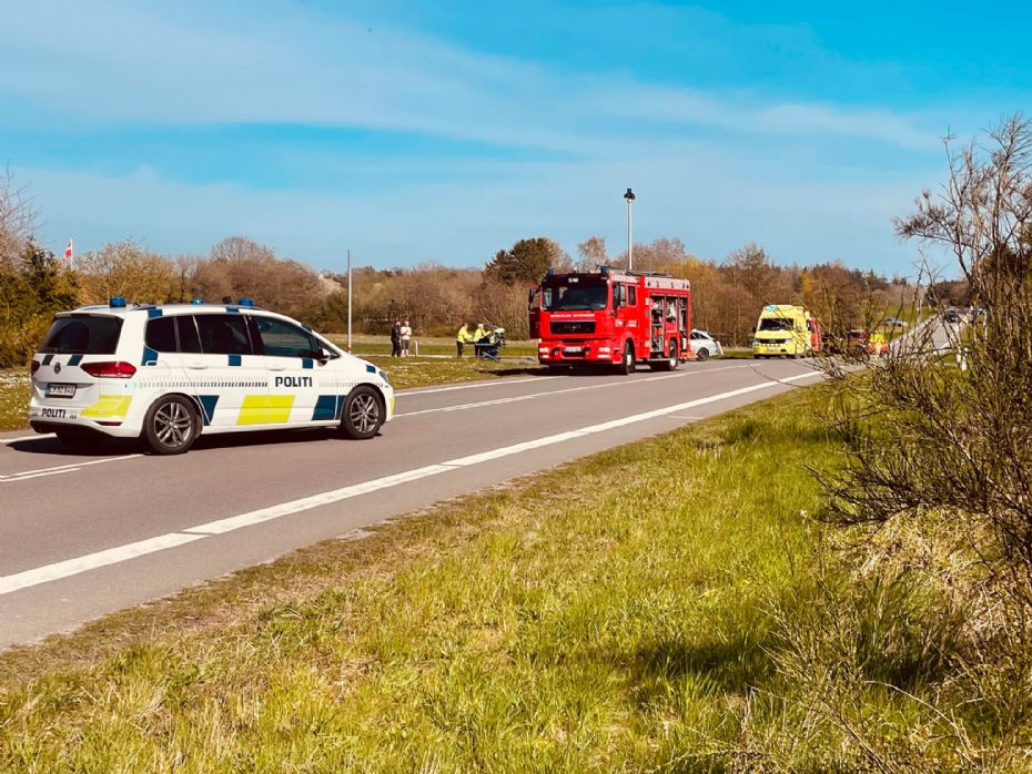 Alvorligt trafikuheld på Nexøvej