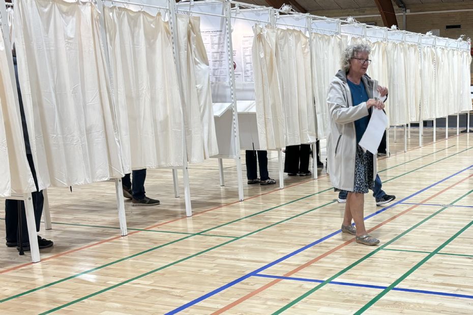 Moderat valgdeltagelse p� Bornholm