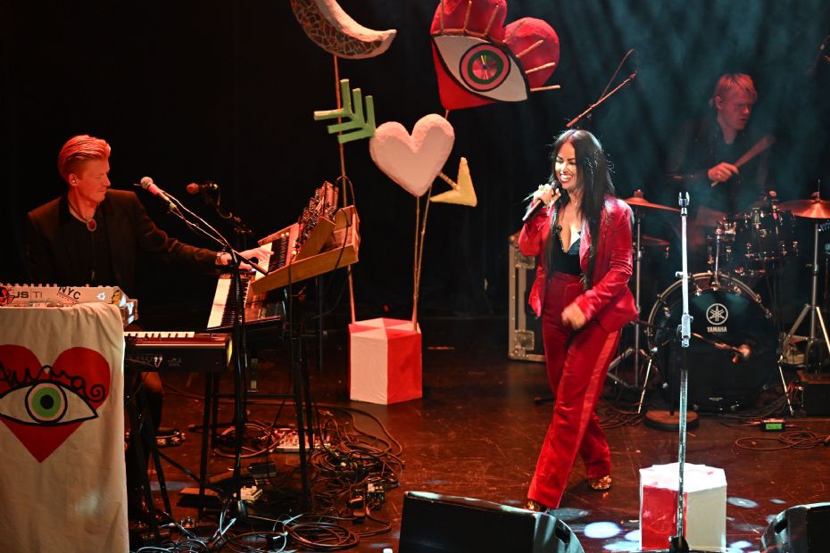 Aura Dione gav koncert i Musikhuzet