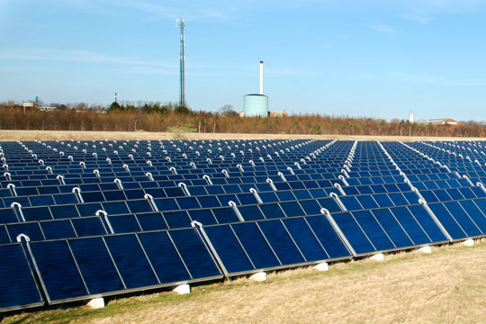 Stor solcellepark kobles p� Bornholms elnet