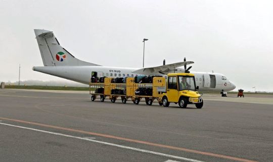 Flyruten til K�benhavn fanget i negativ spiral