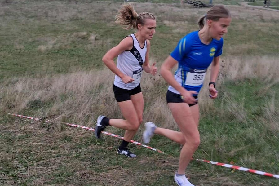 Flot crossl�b af Anna Holm ved NM Cross