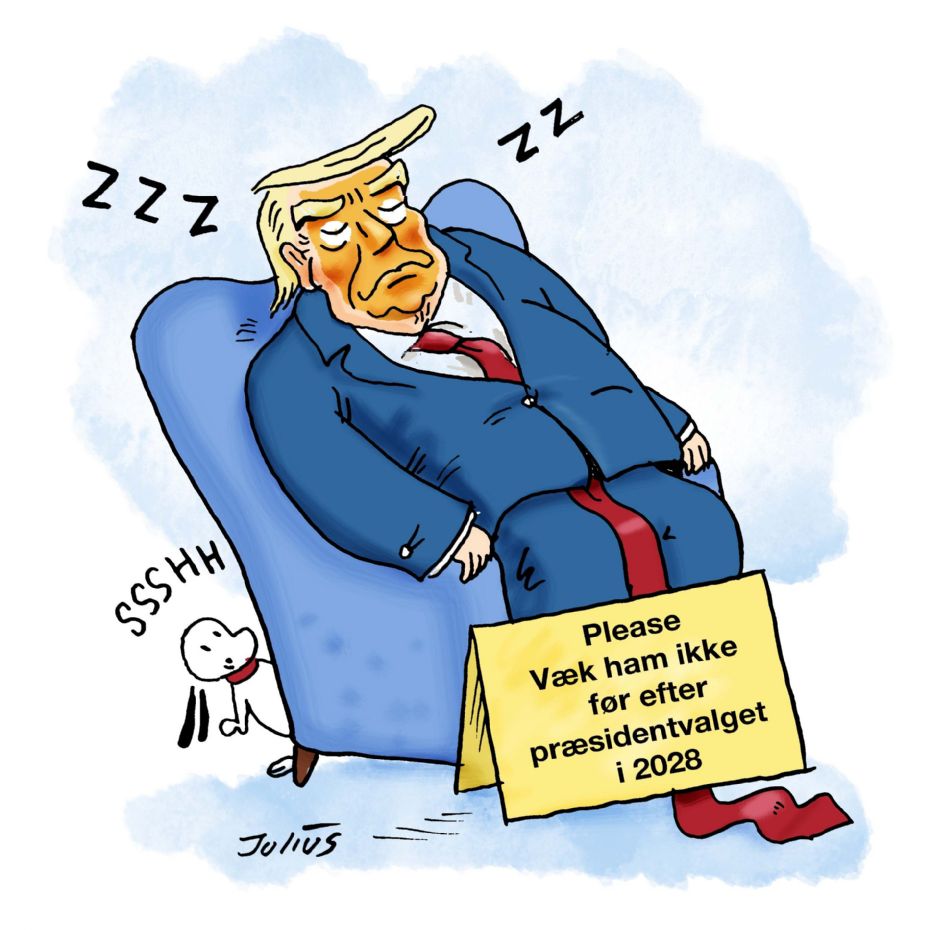 Trump sover