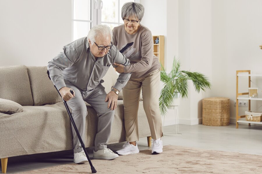 De fleste på plejehjem får regelmæssigt besøg