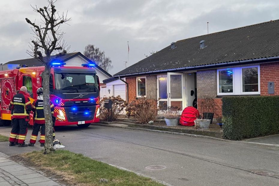 Mindre brand i hus i R�nne