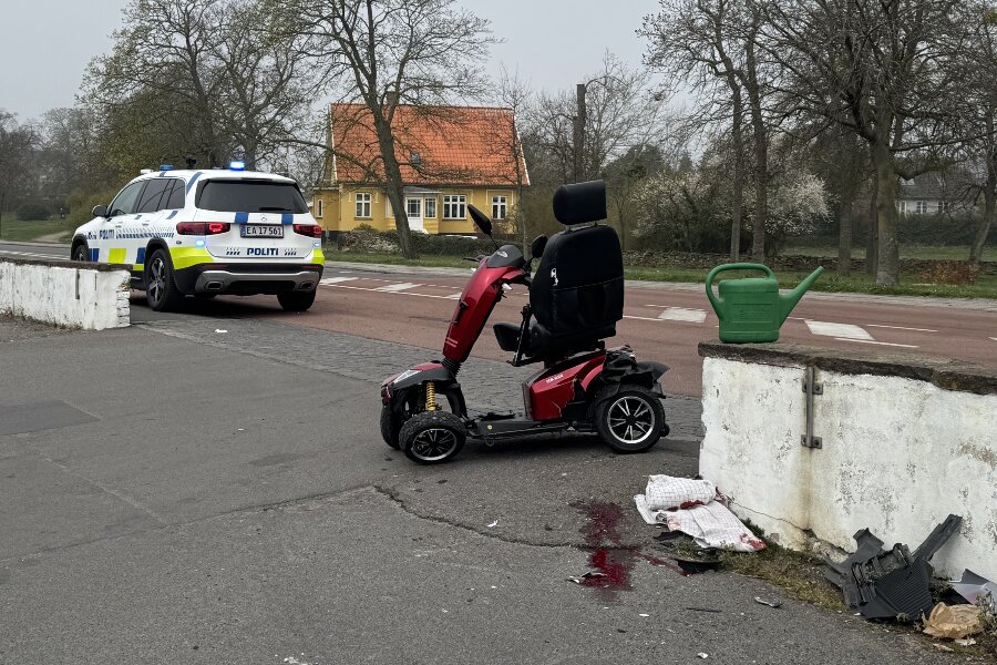 85-�rig mand alvorligt kv�stet i trafikuheld i Nex�