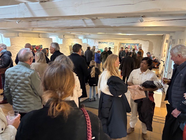 For�rsudstilling knap s� godt bes�gt