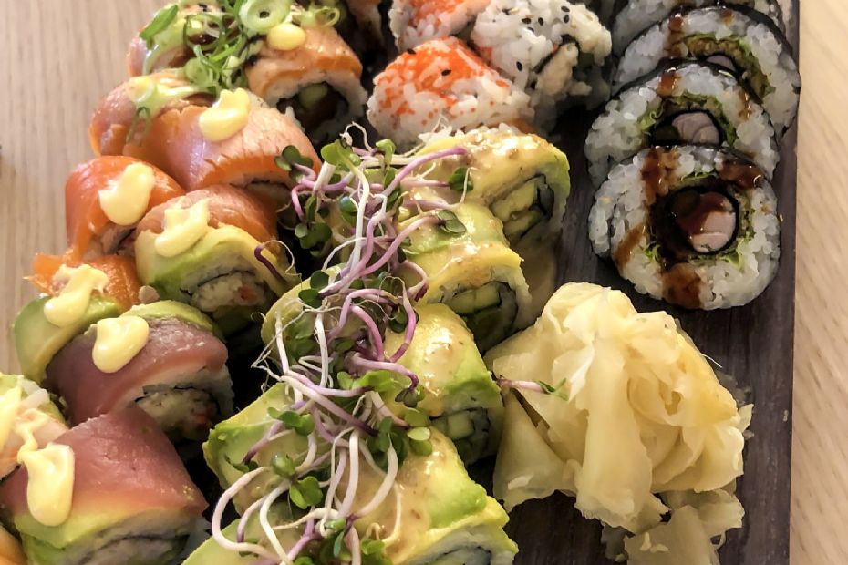 Sushi-l�kkerier med danske r�varer