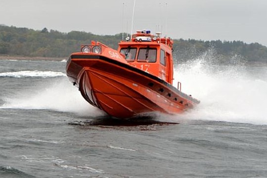 Jolle i problemer ved Nexø
