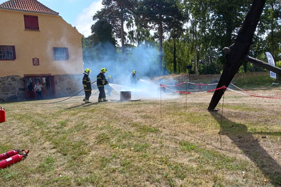 Dramatisk oplevelse p� forsvarsmuseet