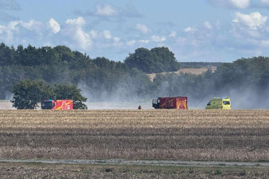Naturbrand ved Aakirkeby