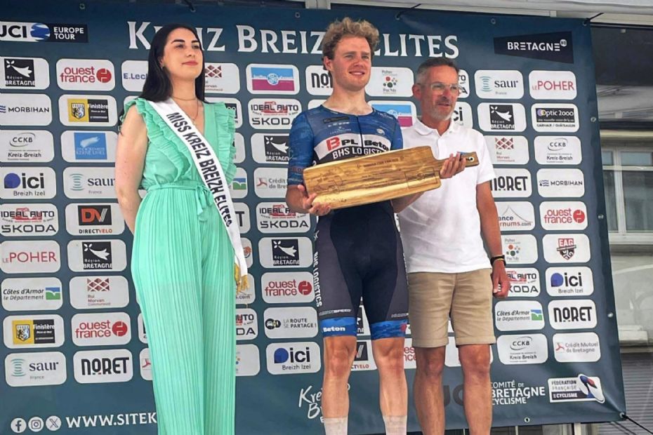 Niklas Larsen �t sekund fra samlet sejr i Frankrig