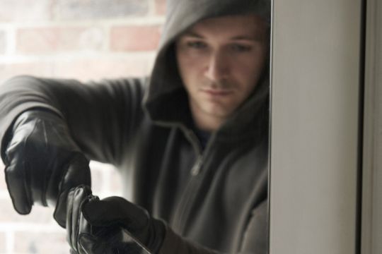 Kvindelig beboer overraskede indbrudstyv