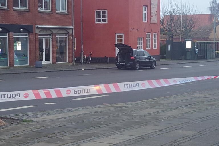 Politiet s�gte med hunde i hjertet af R�nne