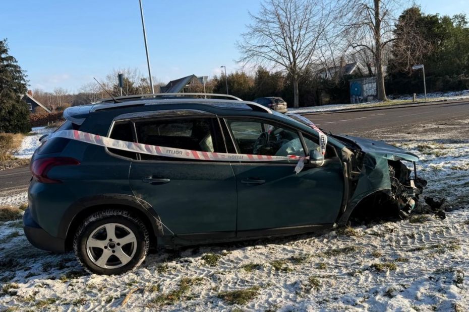 Solouheld p� Strandvejen i R�nne