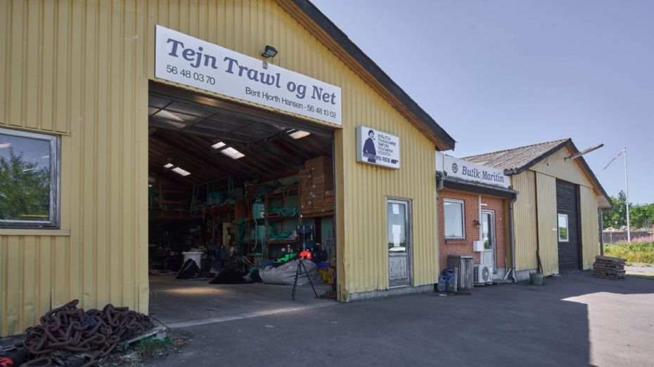 Tejn Trawl og Nets bygninger sat til salg