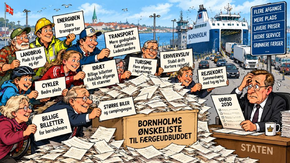 Bornholm risikerer at drukne staten i f�rge�nsker