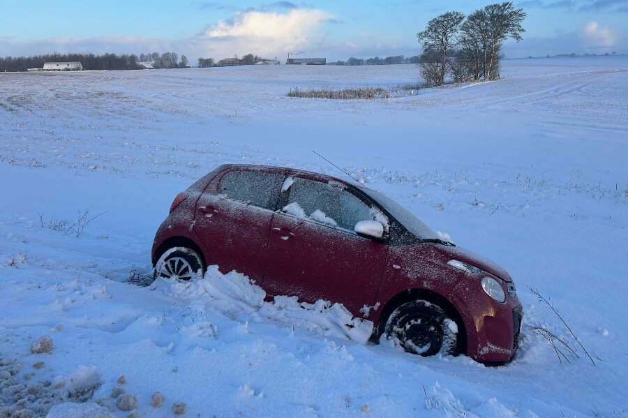 Frost og glatte veje på Bornholm