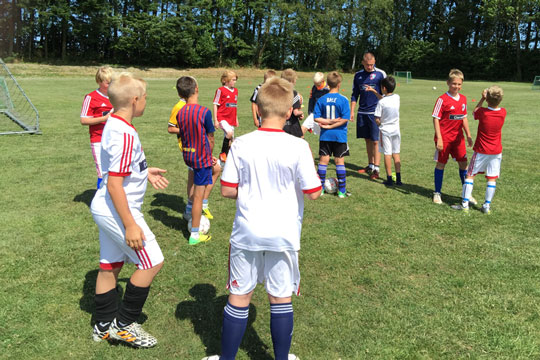 Fodbold og gymnastik samler flest b�rn p� Bornholm