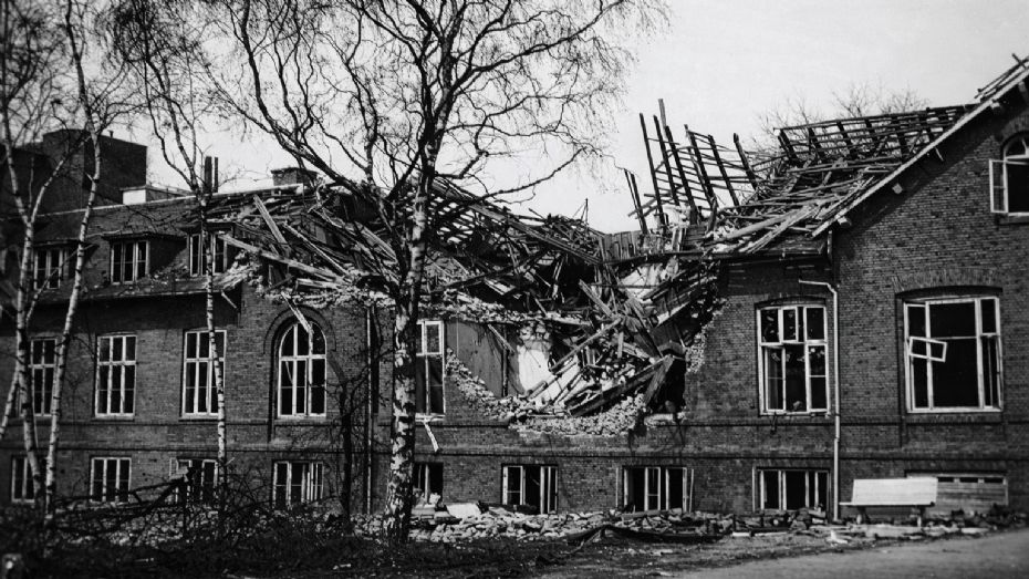 Travlt p� bomberamt hospital i R�nne
