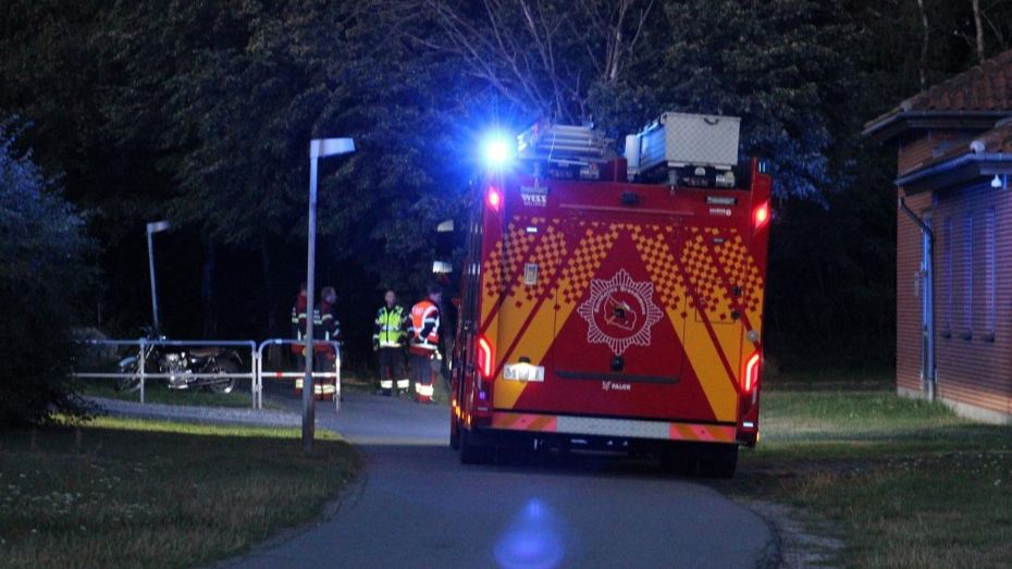 Brand i skur i Rønne