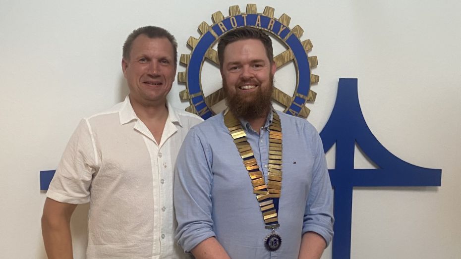 38-årig yngste præsident i Nexø Rotarys historie
