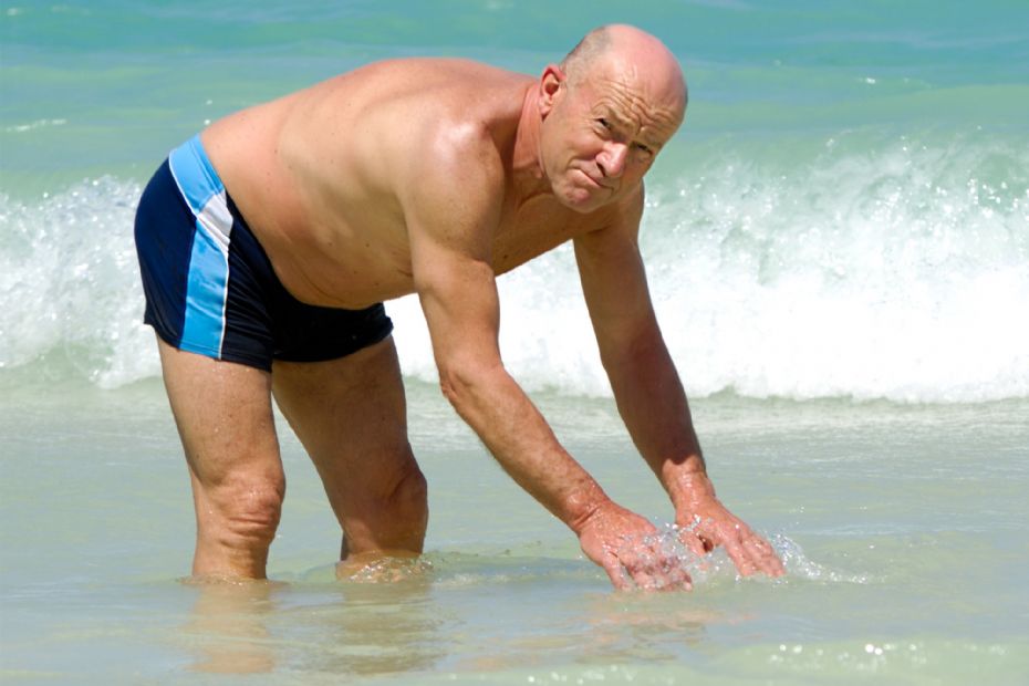 Badevandet er blevet koldere p� Bornholm