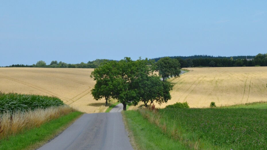 Bornholm har over 1.100 kilometer veje