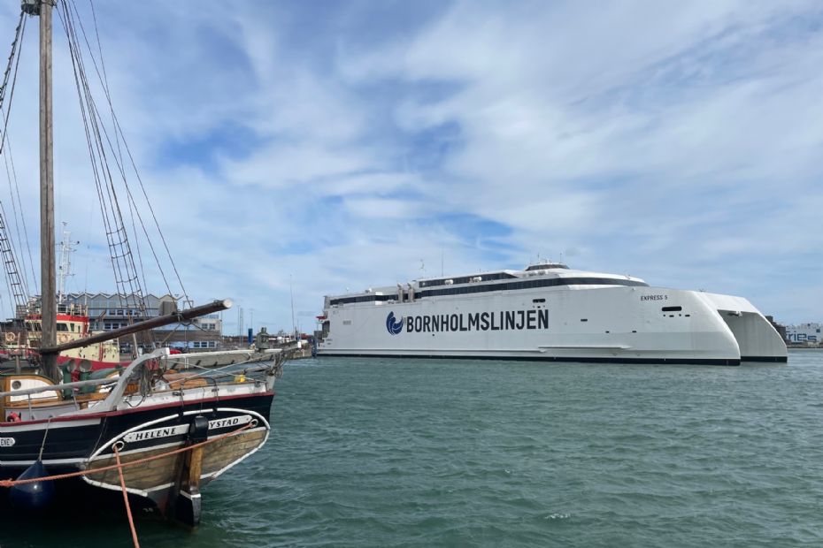 F�rre passagerer p� Bornholmslinjen i juni
