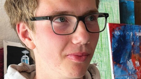 16-�rig kunstner rykker ind i Gudhjem Banken