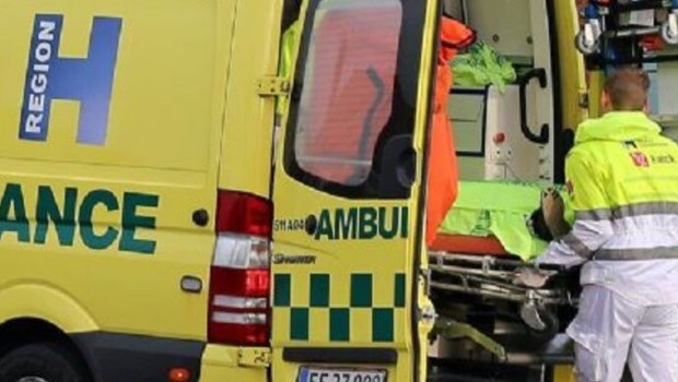 Tirsdag 4-8-26 - 09:56 Cyklist alvorligt kv�stet i ulykke med lastbil i Hasle