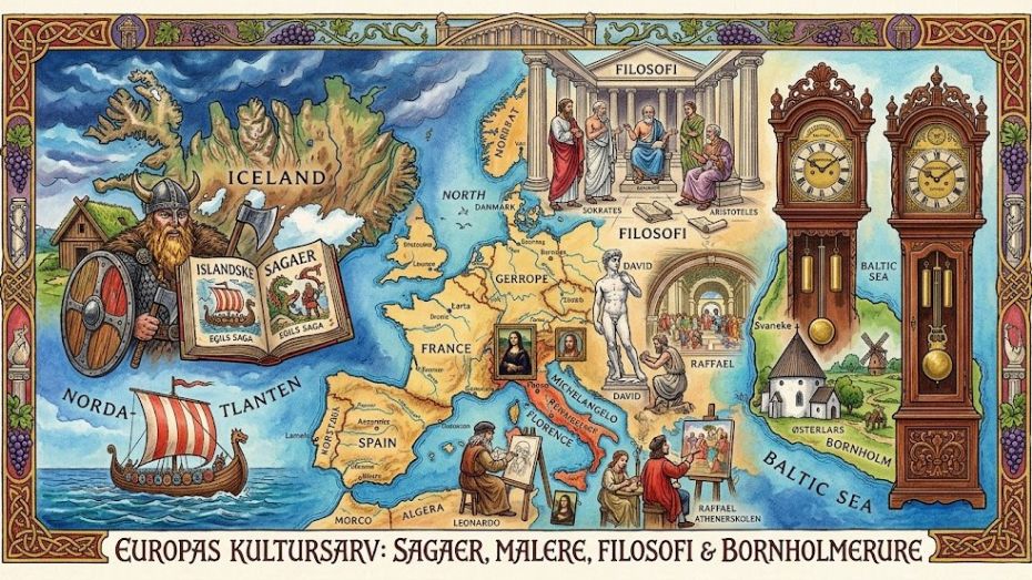Fra islandske sagaer til bornholmerure