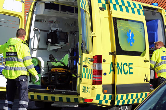 Sk�rpet krav p� vej til ambulancerne p� Bornholm