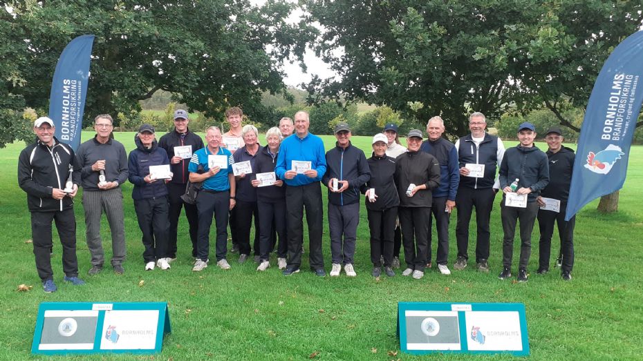 86 golfspillere tog hul p� kampen om Bornholmsmesterskabet