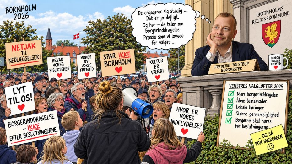Venstre lovede borgerinddragelse � besparelser aftalt f�rst