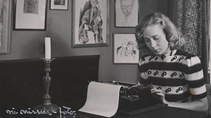 Tove Ditlevsen i centrum p� R�nne Bibliotek