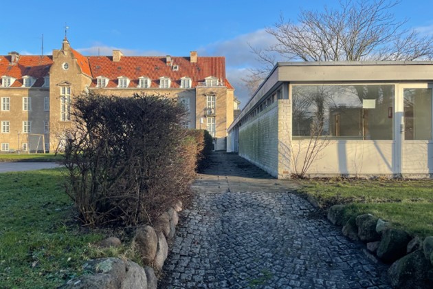 Der skal efter planen bygges i tre etagers h�jde. Foto: Bjarne Hansen<br>