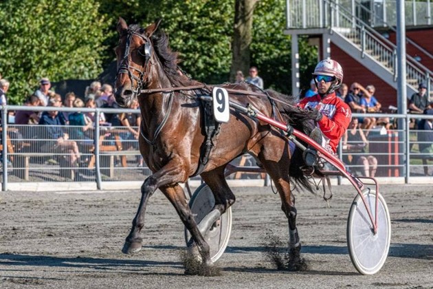 Call Me Baunely har ikke ramt en totoplacering i indev�rende s�son i otte starter. Arkivfoto: Torben Ager / Travfoto Bornholm<br>