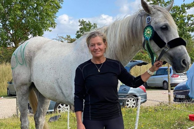 Anne Mette Safft og Wasim Jamaal er blandt de 10 bedste langdistanceryttere i Danmark. Privatfoto<br>